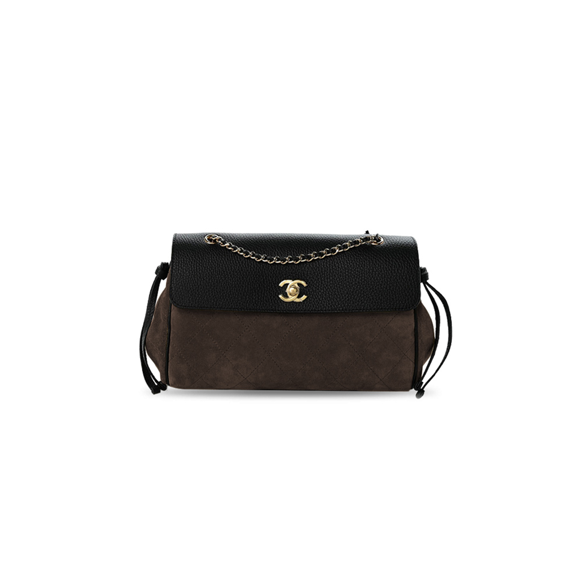 CHANEL GRAINED CALFSKIN SUEDE URBAN ESSENTIALS FLAP DARK AS6427 (29*16*9.5cm)